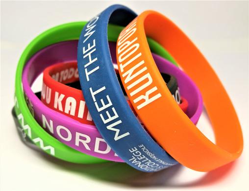 Screen-Printed Silicone Wristband