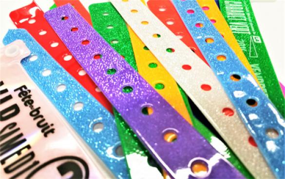 Glitzer- und Metallic-Bänder