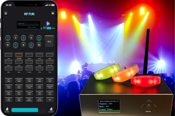 Bluetooth-gesteuerte LED-Armbänder