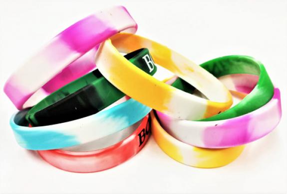 Marbled Silicone Wristband