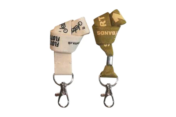 Individuelle Lanyards aus alternativen Materialien
