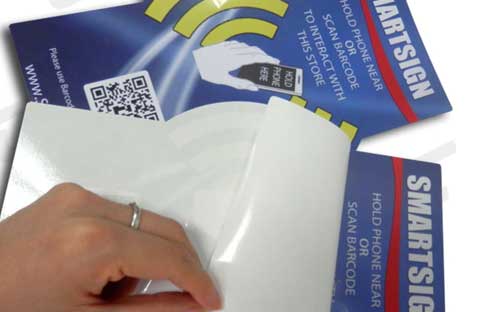 Autocollants NFC pour vitres