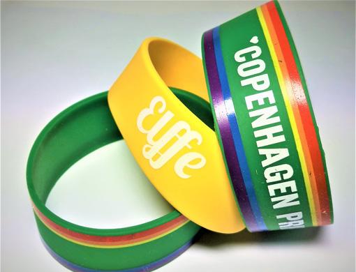 20 mm Wide Silicone Wristband